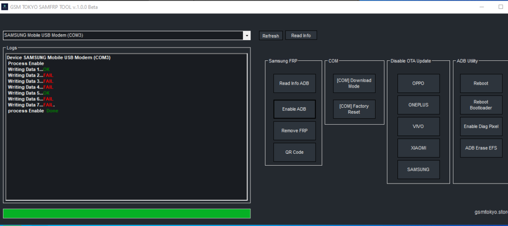 GSM TOKYO SAMFRP TOOL V1.0.0 Beta latest Version Download