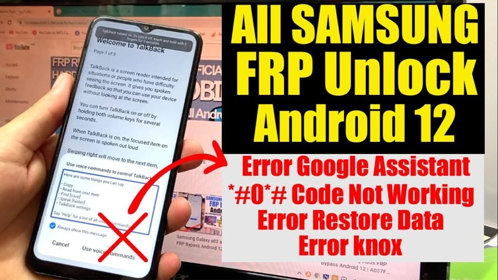 frp bypass android 12