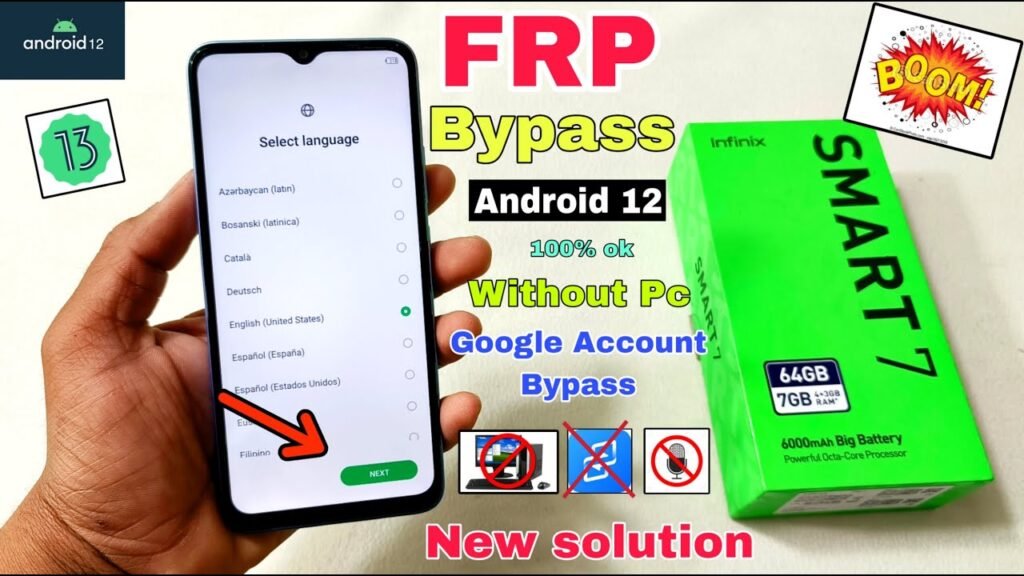 frp bypass android 12