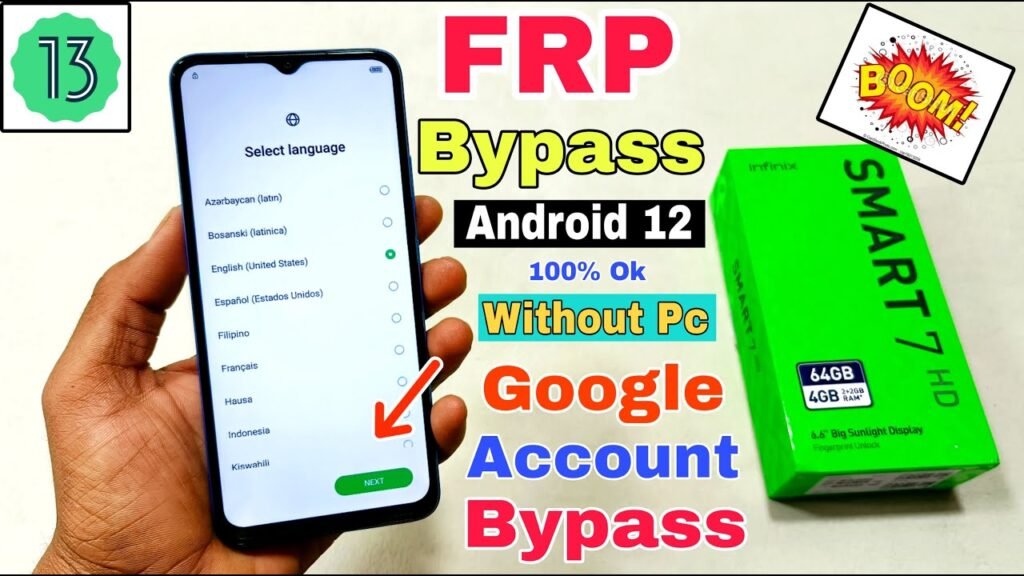 frp bypass android 12