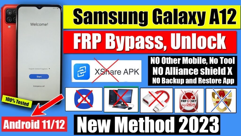 frp bypass android 12