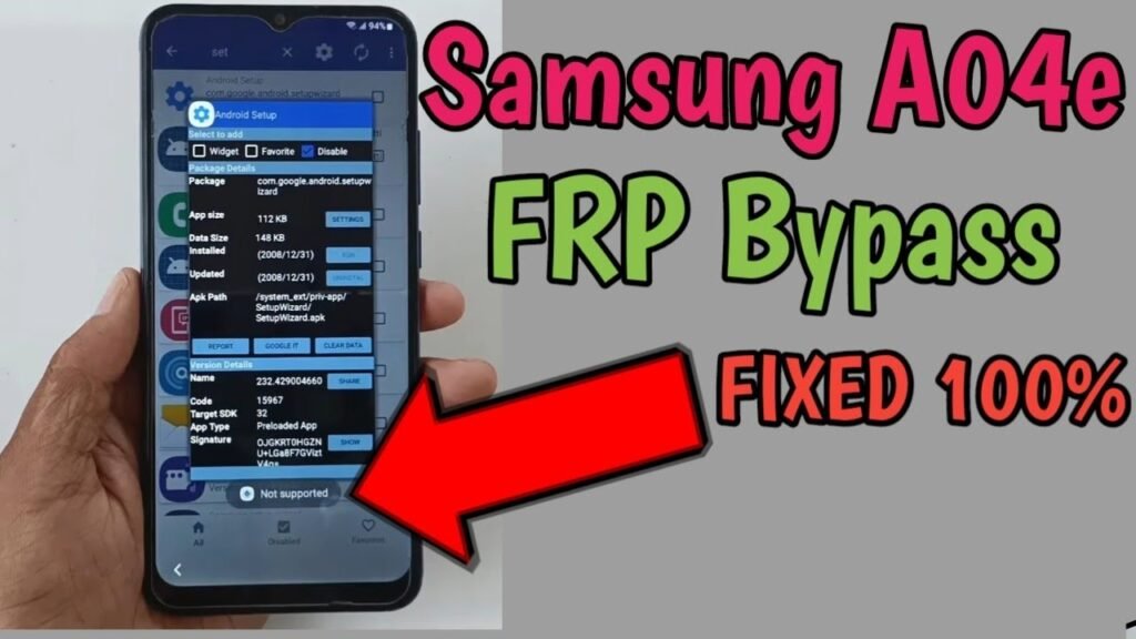 frp bypass android 12