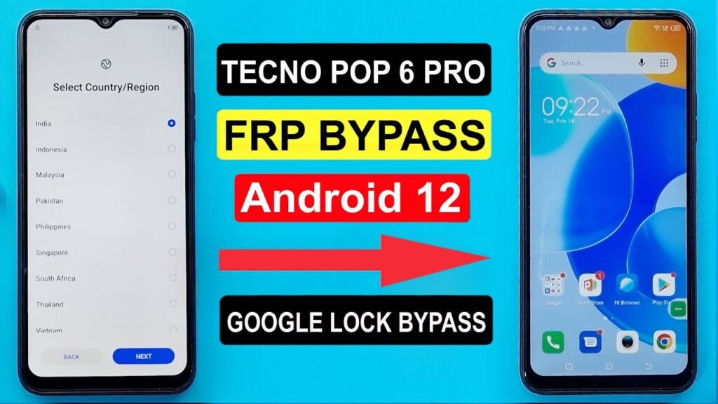 frp bypass android 12