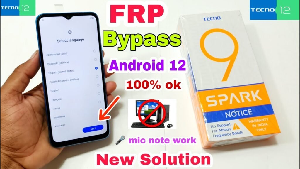 frp bypass android 12