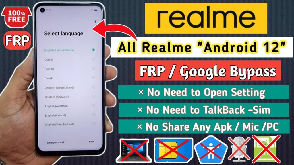 frp bypass android 12