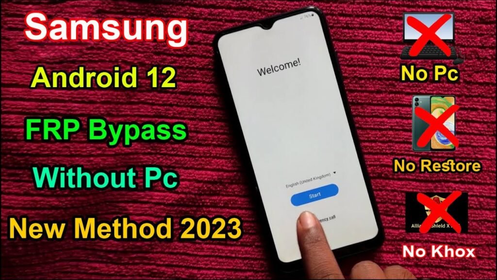 frp bypass android 12
