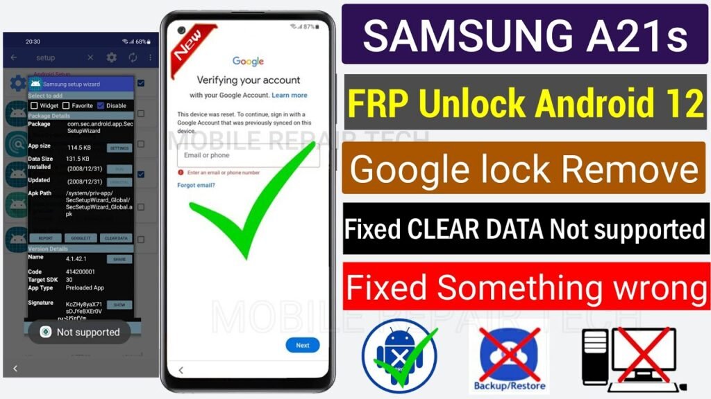 frp bypass android 12
