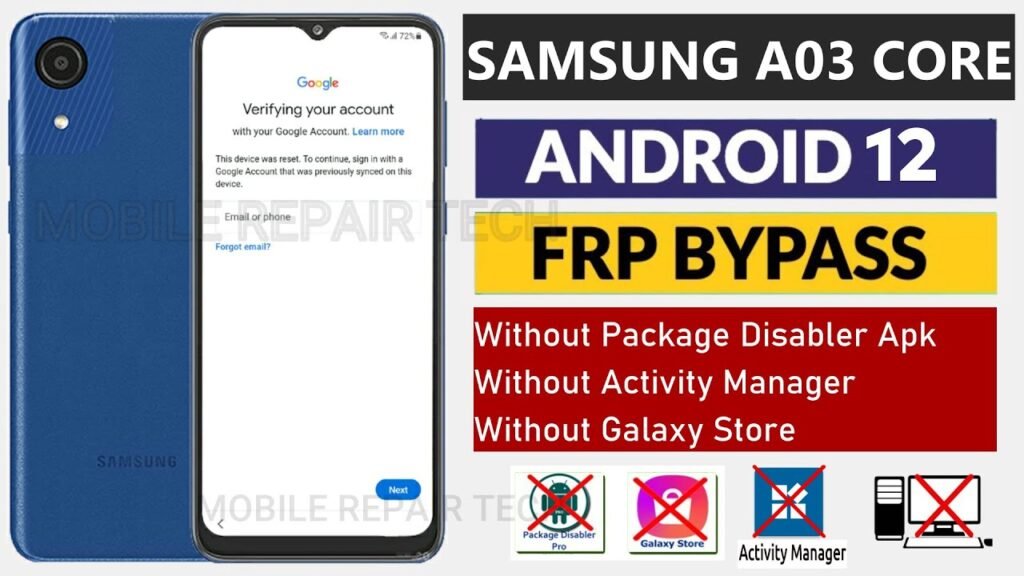 frp bypass android 12