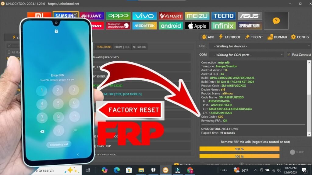 frp bypass android 12